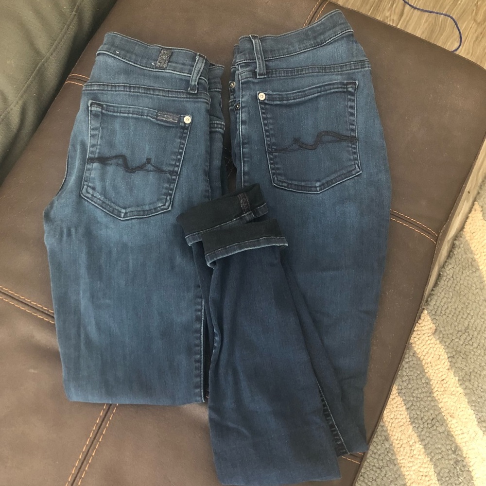 Mid Rise Skinny 7 for all Mankind jeans